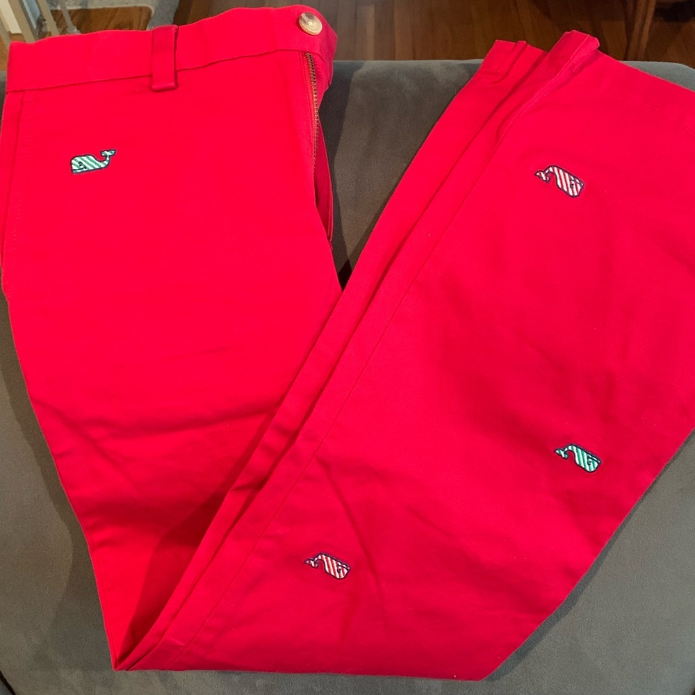 Vineyard Vines Boys Holiday Pants size 14.